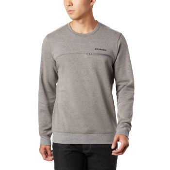 Columbia Sweater Heren, Lodge Double Knit Grijs Zwart, 03VMQIRLC